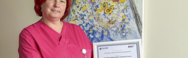 Tallinna lastehaigla on hemofiilia tunnustatud ravikeskus