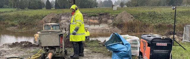 Väätsa paisjärve ääres algasid silla ehitustööd