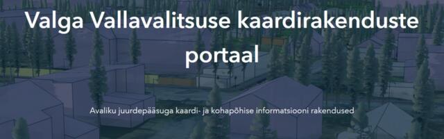 Valga valla kaardirakenduste portaalist