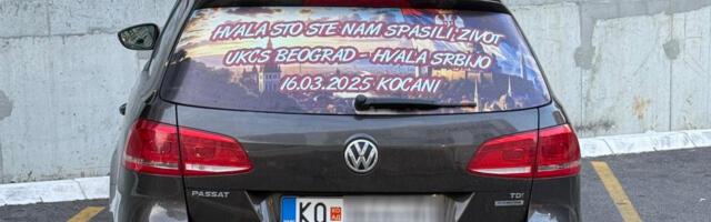 &quot;HVALA ŠTO STE NAM SPASILI ŽIVOT&quot; Građani Severne Makedonije iz Kočana došli u Beograd sa dirljivom porukom (FOTO)