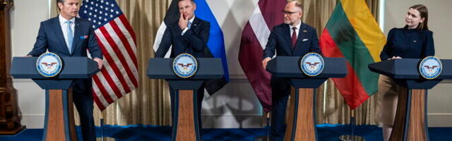 Hegseth kiitis Balti riike kaitsesse panustamise eest