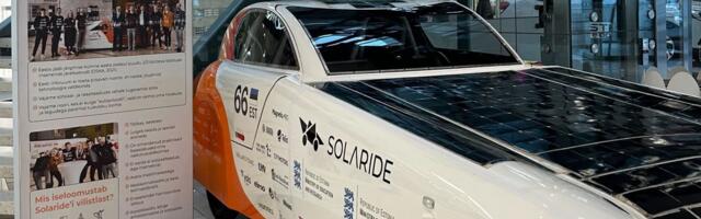 Eesti tudengite ehitatud päikeseauto jõuab Tartusse