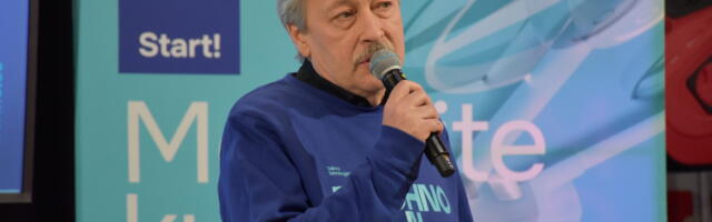 Mustamäele tuleva drooniakadeemia avamiselt: tulevikus võiksid robotid parandada ka paneelmajade vuugivahesid