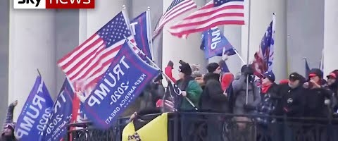 CA BREAKING: US Capitol building is in lockdown as Trump supporters clash with police