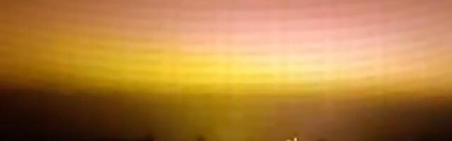 VIDEO: taevas värvus Ukrainas punaseks pärast Orešniku lööki