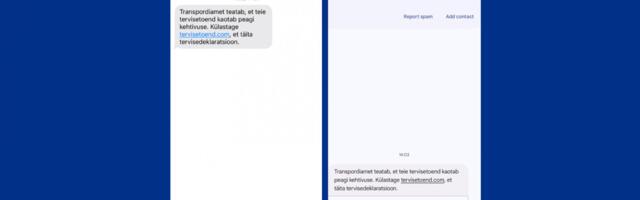 Transpordiameti nime alt levivad libasõnumid