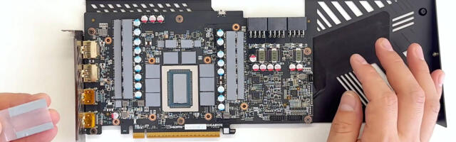 Gigabyte RX 9070 XT thermal gel replacement reportedly lowers VRAM temperatures by 7 degrees