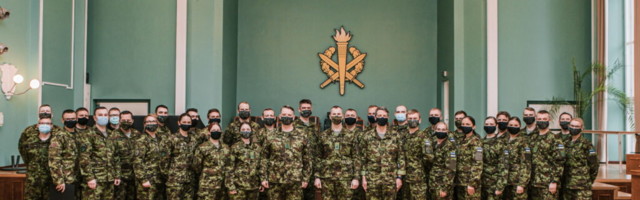 Kaitseväe Akadeemias lõppes pataljoni staabiohvitseride kursus