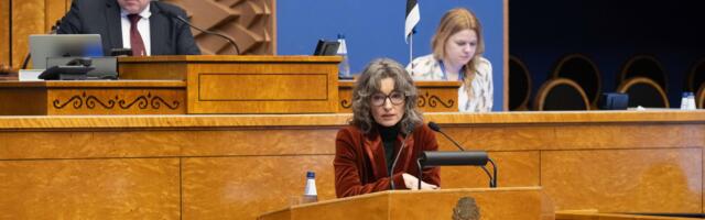 Riigikogu ei avaldanud kliimaminister Yoko Alenderile umbusaldust
