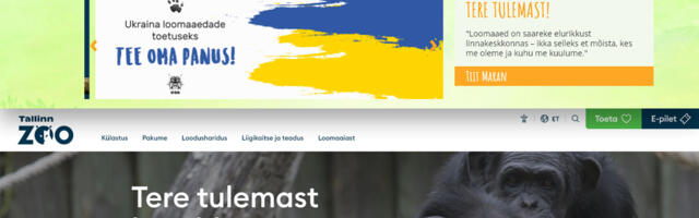 Tallinna loomaia veeb läbis uuenduskuuri