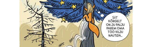 KARIKATUUR | Orav-Kallas ronib teisele puule