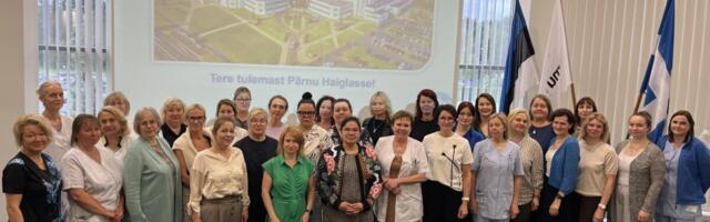 Õendusjuhtide kogemuste vahetus tõi Pärnu haiglasse kolleegid üle Eesti