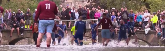 Reporter: Traditsiooniline jalkalahing jääkülmas jõevees