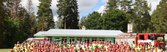 Päästeameti noortelaagris õpivad lapsed ohuolukorras tegutsema