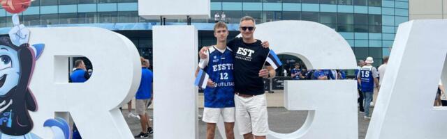 EMOTSIOON | Hiidlased naudivad Riias korvpallimelu