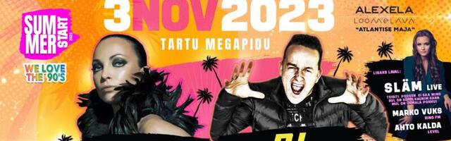 Summer Start pikendab 3.novembril legendiga Dj SASH!´iga ja tema aasta suurima Euroopa hitiga Atlantise majas suve!