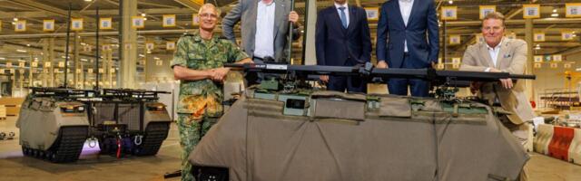 Milrem Robotics käivitas Hollandis THeMIS-robotite koosteliini