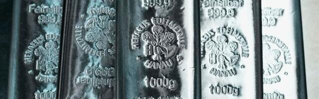 Hõbeda hind tõusis rekordkõrgele