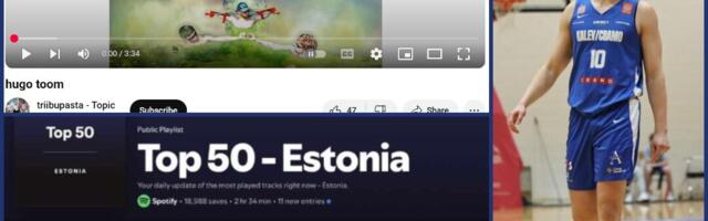 Triibupasta hitt Hugo Toomist vallutab edetabeleid. Kalev/Cramo mängijad: „See on uus folkloor! Bänger!“