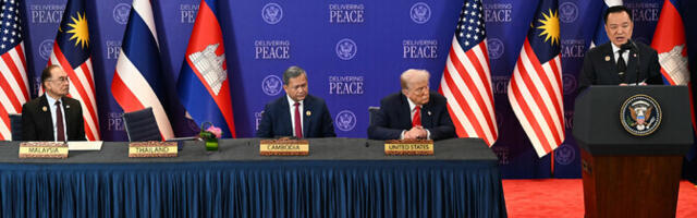 Tai ja Kambodža sõlmisid Trumpi silme all rahulepingu