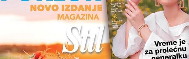 U nedelju, 29. marta ne propustite novo izdanje porodičnog magazina Stil!