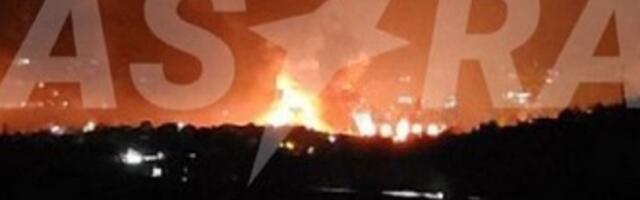 Venemaal ründasid droonid järjekordselt Tuapse naftatöötlemistehast ja puhkes uus tulekahju