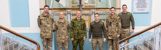 Ühendkuningriigi 12. soomusbrigaadi juhtkond külastas Eestit