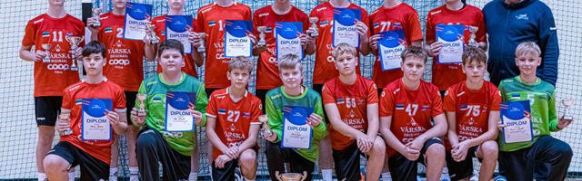 HC Viimsi/ Vitamin Well võistkond on 2025 Eesti karikavõitja noormeeste U14 käsipallis, Põlva teine