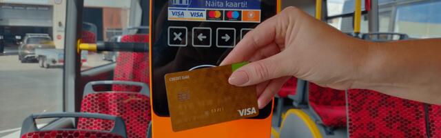 Suvel saab Tartus pangakaarti hakata kasutama isikustatud bussikaardina