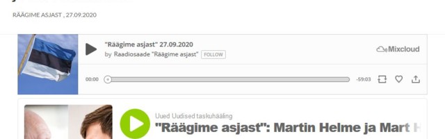 „RÄÄGIME ASJAST“: Reformierakonna läbikukkunud võimuhaaramiskatsest, euroliidu uuest immigratsioonireformist ja USA valimistest UU