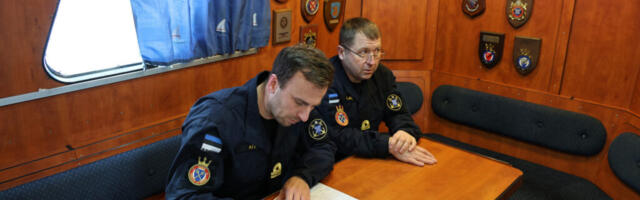 Mereväe patrull-laev EML Valve sai uue komandöri