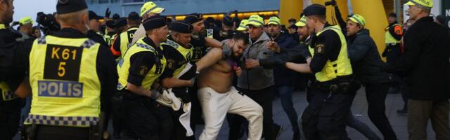 FOTOD | Tahavad Malmö Arenale sisse tungida? Eurovisioni finaali ajal käib vihaste Palestiina toetajate meeleavaldus