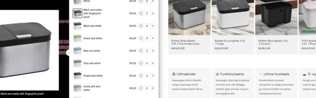 LUGEJA KÜSIB | Miks maksab välismaa veebipoes kümme korda odavam prügikast Eestis 50 eurot?