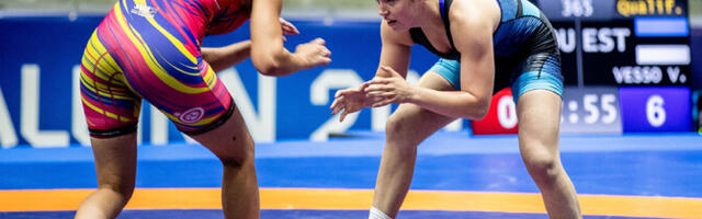 Viktoria Vesso piirdus maadluse EM-il ühe matšiga