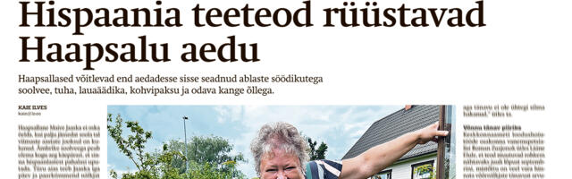 Lääne Elu paberleht teisipäeval, 28. juulil
