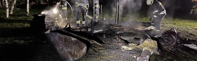 Nõmme külas põles maha iglusaun