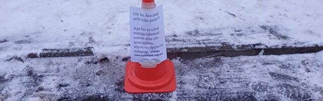 FOTO | „Kes julgeb parkida, sellel lubatakse hambad sisse lüüa!“ Ähvardava sildiga koonus vallandas tulise arutelu