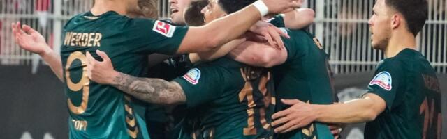 Bundesliga: Bremeni Werder võitis teise mängu järjest, St. Pauli mängis viiki. Eestlased ei mänginud