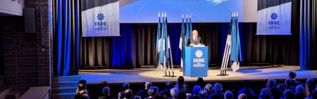 FOTOGALERII | EKRE Kõnetuur “Ärka, Eesti!” lõppes suure finaaliga rahvusraamatukogus