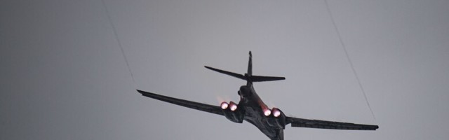 USA õhujõudude pommitajad teevad Eesti kohal ülelennu