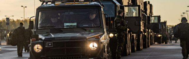 Sõjaväepolitsei ajateenijad eskortisid Poola liitlaste rannakaitseüksuse Hiiumaale