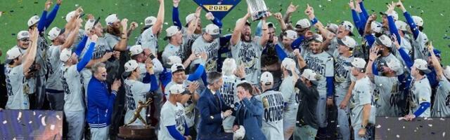 Los Angeles Dodgers võitis teise järjestikuse meistritiitli