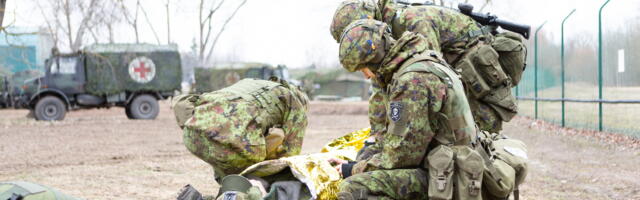 Sõja- ja katastroofimeditsiinikeskuse õppusel lihviti Eesti ja liitlaste meditsiiniüksuste koostööd