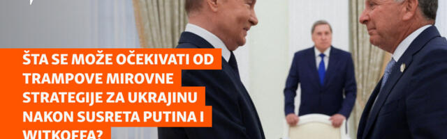 Šta se može očekivati od Trampove mirovne strategije za Ukrajinu nakon susreta Putina i Witkoffa?