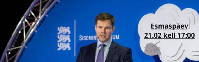 Siseminister Kristian Jaani Facebooki otse-eeter toimub täna