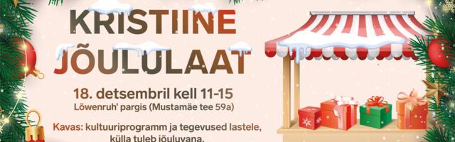 Löwenruh’ pargis toimub pühapäeval traditsiooniline Kristiine jõululaat, kus on kohal ka jõuluvana Ardi