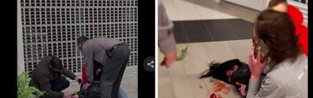 Reporter: Kristiine keskuses läks kaklus turvameestega veriseks