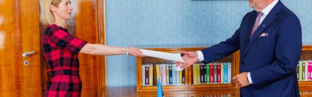 President Karis võttis vastu peaminister Kallase lahkumispalve ja alustab kõnelusi uue valitsuse moodustamiseks