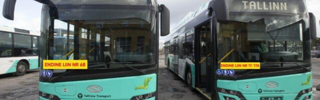 Homsest muutuvad Tallinnas mitmete bussiliinide numbrid ja marsruudid