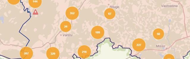 Rõuge vallas on elektrita nii koolid, lasteaiad kui ka hooldekodu. „Lund ju eriti juurde ei sadanud, kuid juba probleemid“